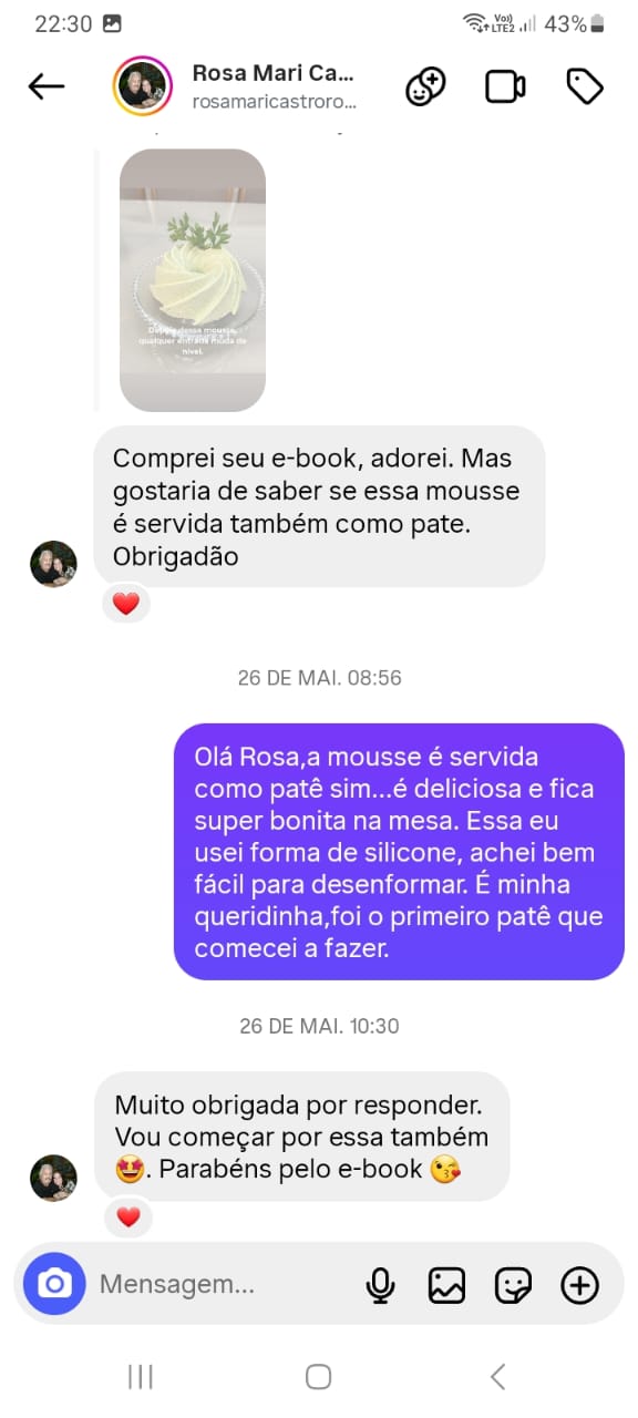 Depoimento real de cliente da Mesa Degusta