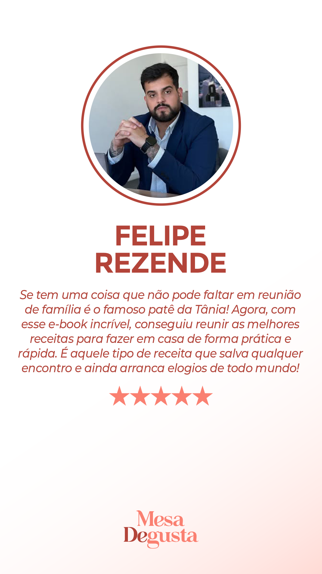 Depoimento de cliente