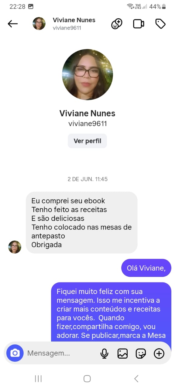 Cliente que vende os patês da Mesa Degusta